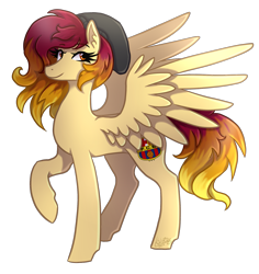 Size: 1701x1800 | Tagged: safe, artist:kikirdcz, imported from derpibooru, oc, oc only, pegasus, pony, beret, fc barcelona, simple background, solo, transparent background