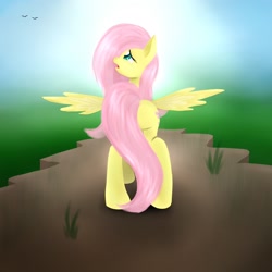 Size: 1800x1800 | Tagged: safe, artist:twistedmindbrony, imported from derpibooru, fluttershy, butt, female, plot, solo