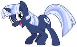 Size: 6000x3710 | Tagged: safe, artist:estories, imported from derpibooru, oc, oc only, oc:silverlay, original species, cutie mark, happy, simple background, solo, transparent background, umbra pony, vector