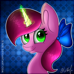 Size: 1024x1024 | Tagged: safe, artist:y-nik, imported from derpibooru, oc, oc only, pony, unicorn, glowing horn, magic, solo