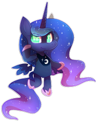 Size: 791x984 | Tagged: safe, artist:cappydarn, imported from derpibooru, princess luna, female, simple background, solo, transparent background