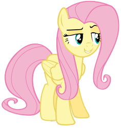 Size: 7000x7400 | Tagged: safe, artist:tardifice, imported from derpibooru, fluttershy, viva las pegasus, absurd resolution, female, grin, raised eyebrow, simple background, smiling, solo, transparent background, vector