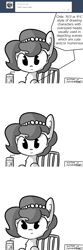Size: 792x2376 | Tagged: safe, artist:tjpones, imported from derpibooru, oc, oc only, oc:brownie bun, earth pony, pony, horse wife, ask, book, breaking the fourth wall, chair, cheek fluff, chest fluff, chibi, comic, drink, ear fluff, female, grayscale, mare, monochrome, neighponese, nothing happened, oatacola, reading, simple background, sitting, solo, straw, text, tumblr, white background
