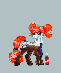 Size: 1035x1242 | Tagged: safe, artist:likeshine, imported from derpibooru, oc, oc only, oc:moxie, food pony, object pony, original species, soda pony, moxie soda, ponified, solo