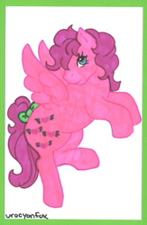 Size: 416x639 | Tagged: safe, artist:skypinpony, imported from derpibooru, heart throb, female, g1, solo, traditional art