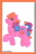 Size: 424x640 | Tagged: safe, artist:skypinpony, imported from derpibooru, piña colada (g1), bow, female, g1, hula hula (g1 uk), solo, tail bow, traditional art, tropical ponies