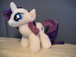 Size: 1024x768 | Tagged: safe, artist:millermademares, imported from derpibooru, rarity, irl, photo, plushie, solo