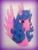 Size: 844x1125 | Tagged: safe, artist:applejack-1982, imported from derpibooru, firefly, bust, female, g1, portrait, solo, spread wings, traditional art
