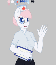 Size: 1300x1500 | Tagged: artist needed, safe, imported from derpibooru, nurse redheart, anthro, female, simple background, solo, transparent background