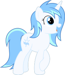 Size: 6400x7325 | Tagged: safe, artist:parclytaxel, imported from derpibooru, oc, oc only, oc:star sparks, pony, unicorn, .svg available, absurd resolution, crossed hooves, cutie mark, simple background, smiling, solo, transparent background, vector