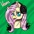 Size: 1000x1000 | Tagged: safe, artist:inspiredpixels, imported from derpibooru, fluttershy, pegasus, pony, bust, candy, female, fluttershy plays, food, gamershy, headphones, lollipop, portrait, solo, vannamelon