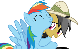 Size: 6001x3765 | Tagged: safe, artist:deratrox, imported from derpibooru, daring do, rainbow dash, daring don't, .svg available, absurd resolution, hug, simple background, transparent background, vector