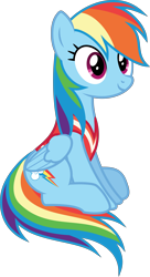 Size: 6400x11753 | Tagged: safe, artist:deratrox, imported from derpibooru, rainbow dash, buckball season, .svg available, absurd resolution, female, simple background, sitting, smiling, solo, transparent background, vector