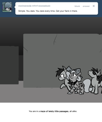 Size: 666x800 | Tagged: safe, artist:egophiliac, imported from derpibooru, princess luna, oc, oc:frolicsome meadowlark, oc:sunshine smiles (egophiliac), bat pony, pony, moonstuck, cartographer's cap, colossal cave adventure, eyepatch, filly, grayscale, hat, monochrome, woona, younger