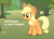 Size: 998x720 | Tagged: safe, edit, edited screencap, imported from derpibooru, screencap, applejack, captain obvious, female, solo