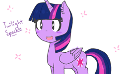 Size: 1332x800 | Tagged: safe, artist:chametzkiwi, imported from derpibooru, twilight sparkle, alicorn, pony, female, open mouth, solo, twilight sparkle (alicorn)