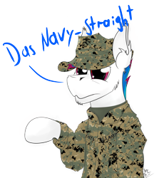 Size: 2639x2954 | Tagged: safe, artist:kamithepony, imported from derpibooru, oc, oc only, oc:kami, earth pony, pegasus, pony, marines, military, navy, simple background, solo, speech, transparent background