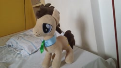 Size: 3264x1836 | Tagged: safe, artist:onlyfactory, imported from derpibooru, doctor whooves, time turner, pony, bootleg, irl, male, photo, plushie, solo, stallion