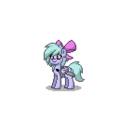 Size: 400x400 | Tagged: safe, imported from derpibooru, flitter, pony, pony town, female, knife, simple background, solo, transparent background