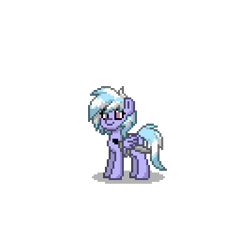 Size: 400x400 | Tagged: safe, imported from derpibooru, cloudchaser, pony, pony town, female, knife, picture for breezies, pixel art, simple background, solo, transparent background