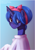 Size: 1000x1414 | Tagged: safe, artist:risterdus, imported from derpibooru, princess luna, alternate hairstyle, bust, fanart, female, hairband, portrait, smiling, solo