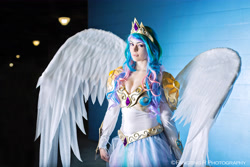 Size: 5760x3840 | Tagged: safe, artist:annalynncosplay, imported from derpibooru, princess celestia, human, absurd resolution, clothes, cosplay, costume, irl, irl human, photo, solo