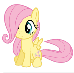 Size: 1024x1000 | Tagged: safe, artist:posey-11, imported from derpibooru, fluttershy, :c, cute, female, filly, filly fluttershy, foal, looking down, shyabetes, simple background, sitting, solo, transparent background, vector