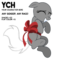 Size: 4000x4000 | Tagged: safe, artist:wingedwolf94, imported from derpibooru, oc, oc only, christmas, commission, present, ribbon, simple background, solo, transparent background, vector, your character here