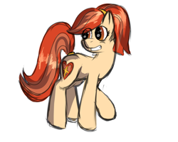 Size: 1500x1200 | Tagged: safe, artist:frecklesfanatic, imported from derpibooru, oc, oc only, earth pony, pony, hairband, solo