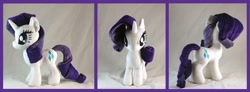 Size: 3912x1440 | Tagged: safe, artist:whiteheather, imported from derpibooru, rarity, irl, photo, plushie, solo