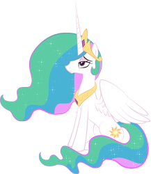 Size: 1957x2257 | Tagged: safe, artist:zidanemina, imported from derpibooru, princess celestia, pony, no second prances, barehoof, bored, celestia is not amused, female, mare, simple background, sitting, solo, transparent background, unamused, vector