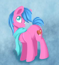 Size: 1024x1127 | Tagged: safe, artist:dusthiel, imported from derpibooru, oc, oc only, oc:heart pallette, earth pony, pony, clothes, female, mare, scarf, solo