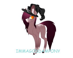 Size: 2000x1600 | Tagged: safe, artist:immagoddampony, imported from derpibooru, oc, oc only, earth pony, pony, chest fluff, hat, solo, witch hat