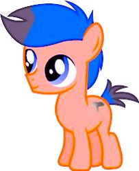 Size: 203x249 | Tagged: safe, imported from derpibooru, oc, oc only, oc:ly ron, blue and purple hair, orange pony, solo, tornado