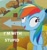 Size: 668x714 | Tagged: safe, edit, edited screencap, imported from derpibooru, screencap, rainbow dash, fall weather friends, bound wings, caption, cropped, female, meme, solo