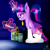 Size: 2000x2000 | Tagged: safe, artist:truffle shine, imported from derpibooru, twilight sparkle, alicorn, pony, alternate hairstyle, clothes, console, female, hay, kelpo, magic, mountain dew, ponytail, socks, solo, spongebob squarepants, twilight sparkle (alicorn)