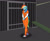 Size: 1024x832 | Tagged: safe, artist:nwinter3, imported from derpibooru, rainbow dash, anthro, plantigrade anthro, bound wings, chains, clothes, converse, cuffs, female, prison, prison outfit, prisoner, prisoner rd, sad, shirt, shoes, sneakers, solo, undershirt