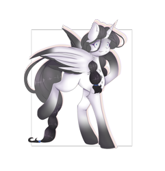 Size: 1300x1346 | Tagged: safe, artist:clefficia, imported from derpibooru, oc, oc only, alicorn, pony, solo