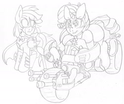Size: 2400x2025 | Tagged: safe, artist:blackbewhite2k7, imported from derpibooru, rainbow dash, rarity, batman, batmare, catwoman, crossover, motorcycle, sketch, the dark knight rises, wip
