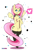 Size: 1280x1858 | Tagged: safe, artist:enryuuchan, imported from derpibooru, fluttershy, pony, semi-anthro, bipedal, clothes, dialogue, female, jewelry, looking at you, love, necklace, scepter, smiling, solo, stockings