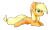 Size: 1024x617 | Tagged: safe, artist:despotshy, imported from derpibooru, applejack, female, prone, simple background, solo, transparent background