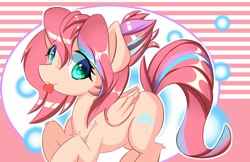 Size: 1024x663 | Tagged: safe, artist:kawaiipony2, imported from derpibooru, oc, oc only, oc:sweet skies, pegasus, pony, cute, one eye closed, solo, wink