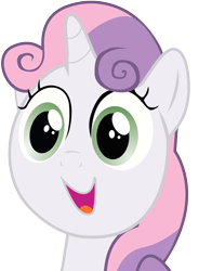 Size: 1198x1530 | Tagged: safe, artist:stolenfly, imported from derpibooru, sweetie belle, cute, female, happy, open mouth, simple background, solo, transparent background, vector