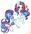 Size: 1024x1120 | Tagged: safe, artist:bunnywhiskerz, imported from derpibooru, bow tie (g3), bowtie (g3), pony, female, g3, g3 to g4, g4, generation leap, solo