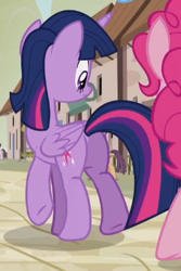 Size: 360x538 | Tagged: safe, imported from derpibooru, screencap, twilight sparkle, alicorn, pony, the cutie map, butt, cropped, female, mare, plot, twilight sparkle (alicorn)