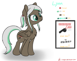 Size: 2656x2101 | Tagged: safe, artist:orang111, imported from derpibooru, oc, oc only, oc:lynn, pegasus, pony, chest fluff, cute, cutie mark, female, head tilt, mare, ocbetes, reference sheet, simple background, smiling, solo, white background
