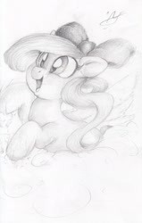 Size: 1604x2520 | Tagged: safe, artist:aquaticsun, imported from derpibooru, flitter, pegasus, pony, female, mare, monochrome, open mouth, solo