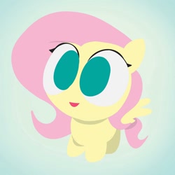 Size: 1024x1024 | Tagged: safe, artist:kimberlycolors, imported from derpibooru, fluttershy, cute, female, shyabetes, solo