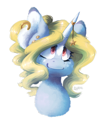 Size: 796x952 | Tagged: safe, artist:crownedspade, imported from derpibooru, oc, oc only, pony, unicorn, bust, colored pupils, portrait, solo