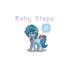 Size: 400x400 | Tagged: safe, imported from derpibooru, oc, oc only, pony, pony town, solo, tail bow